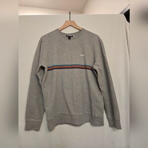 Mens Patagonia Fitz Roy Bar Stripe Crew Midweight Sweatshirt Pullover Size M